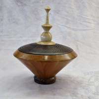 Bob-Rocheleau-Staved-vessel-cherry-maple-wenge