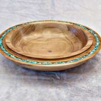 David-Waldrep-Bowl-Apple-with-Blue-stone-inlay