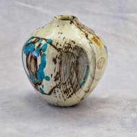 Patricia-Apt-Small-Seed-Pot-Spalted-Hachberry-with-turquoise-fill