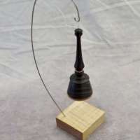 Greg-Fryeweaver-bell-ornament-East-Indian-rosewood-ebony-maple-pernambuco